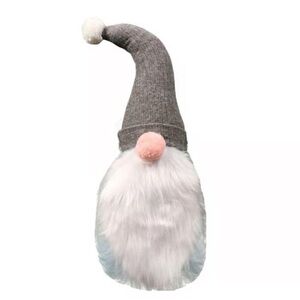 Ty Pennington Gray and White Gnome Plush Decoration